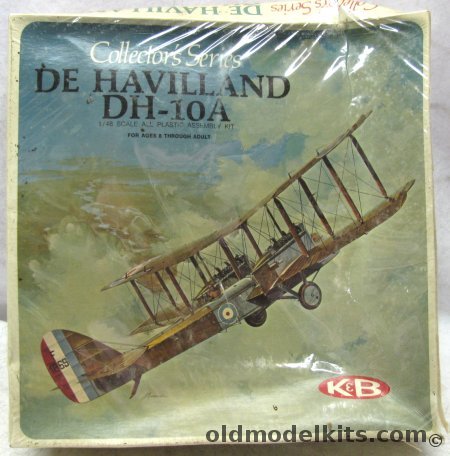 Aurora-KB 1/48 De Havilland DH-10A Bomber, 1125-300 plastic model kit